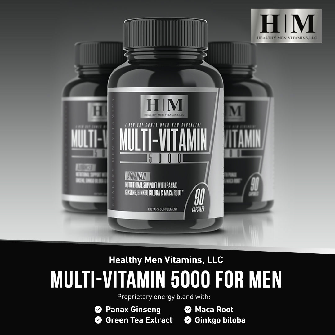 Healthy Mens Multi-Vitamin 5000 with Ginseng and Maca Root