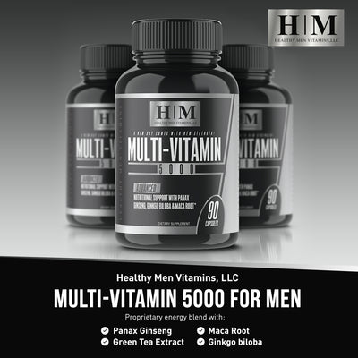 Healthy Mens Multi-Vitamin 5000 with Ginseng and Maca Root