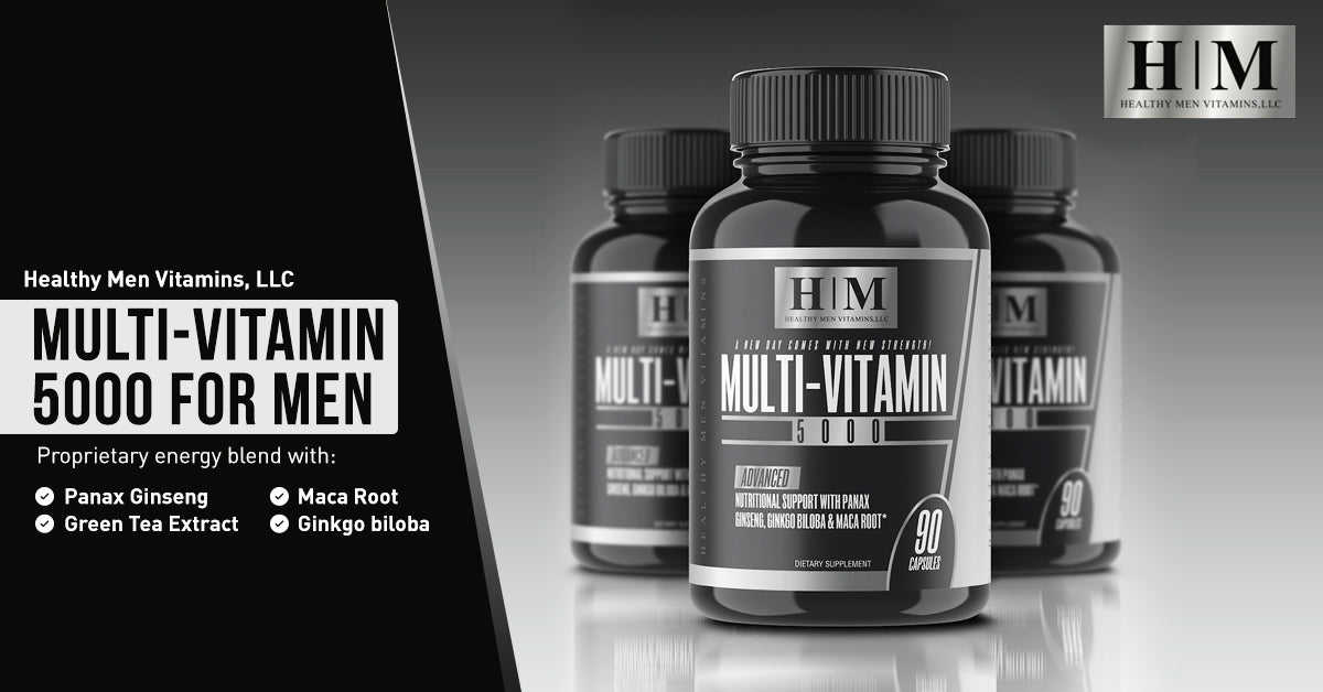 Healthy Men's Multi-Vitamin 5000 with Ginseng and Maca Root