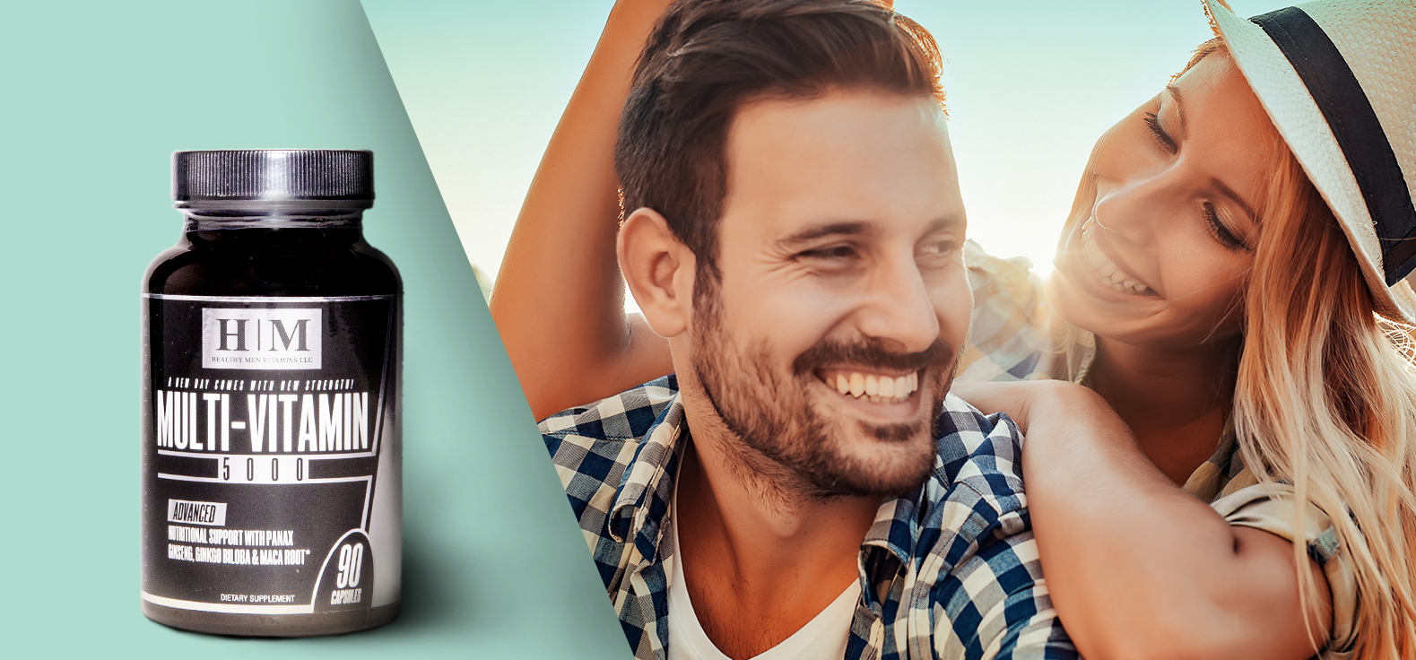 Healthy Men's Multi-Vitamin 5000 with Ginseng and Maca Root